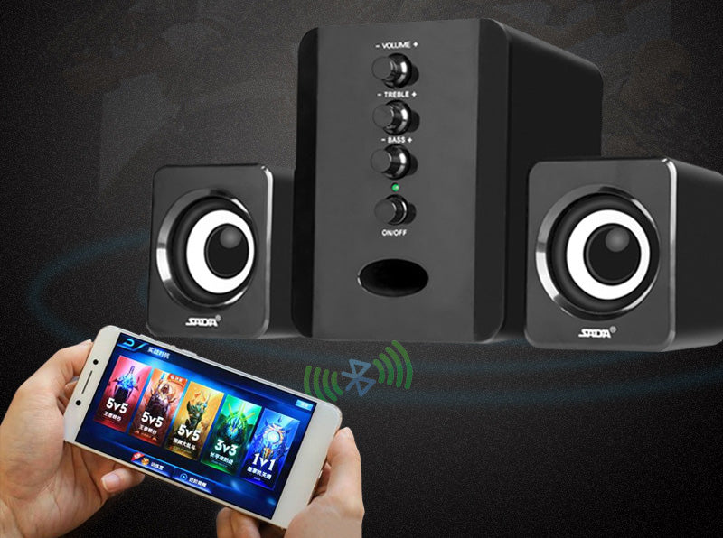 Speakers Computer D-202 Combination Music-Player Subwoofer-Sound-Box Smart-Phones Stereo - Buy Online at RONGORA LTD
