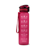 1L Tritan Motivational Water Bottle with Time Marker – Leakproof Sports Bottle (UK) - Water Bottles | Buy Online in UK