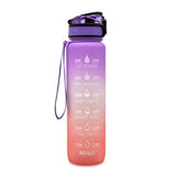 1L Tritan Motivational Water Bottle with Time Marker – Leakproof Sports Bottle (UK) - Water Bottles | Buy Online in UK