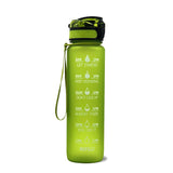 1L Tritan Motivational Water Bottle with Time Marker – Leakproof Sports Bottle (UK) - Water Bottles | Buy Online in UK