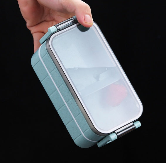 Healthy Microwave‑Safe Lunch Box – BPA‑Free Heat‑Resistant Dinnerware for Work, School & Meal Prep - Lunch Containers | Buy Online in UK