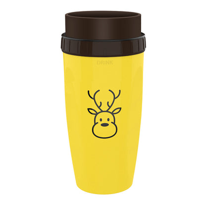 Portable Twist Tumbler – Double‑Insulated No‑Cover Cup with Straw for Children & Adults - Tumblers | Buy Online in UK