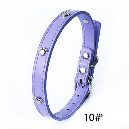 Pack Of 10 1.5 Leather Collars Dog Collars, PU Collars