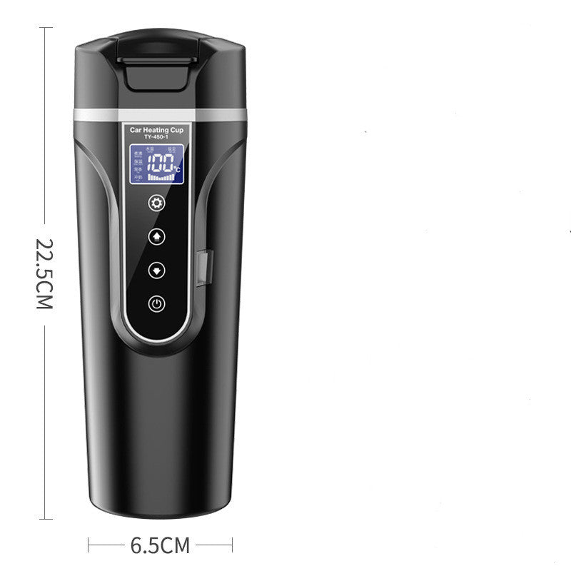 Smart Touch Heating Travel Bottle – Portable Digital Display Insulated Car Cup for Hot Water & Drinks - Beverage Warmers | Buy Online in UK