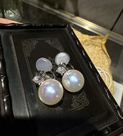 Princess Style Zircon Pearl Jewelry Set for Women