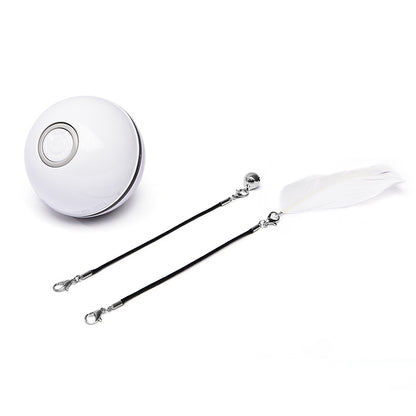 LED Laser Electronic Rolling Pet Funny Cat Toy Ball - | Buy Online in UK