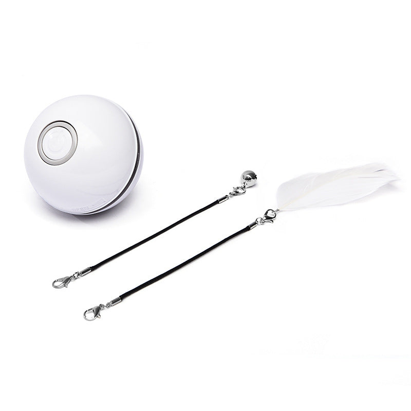 LED Laser Electronic Rolling Pet Funny Cat Toy Ball - | Buy Online in UK
