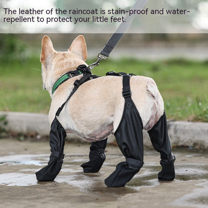 Waterproof Dog Shoes Adjustable Dog Boots Pet Breathable Shoes For Outdoor Walking Soft French Dog Shoes Pets Paws Protector Pet Products