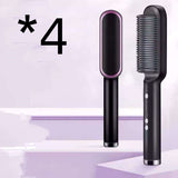 New 2-in-1 Hair Straightener & Curling Tong – Dual-purpose Electric Hair Brush - Straightening Brushes | Buy Online in UK