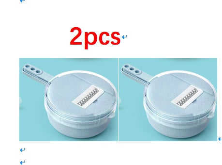 8‑in‑1 Mandoline Slicer – Multifunction Vegetable Cutter, Grater & Potato Peeler with Built‑In Strainer - Kitchen Slicers | Buy Online in UK