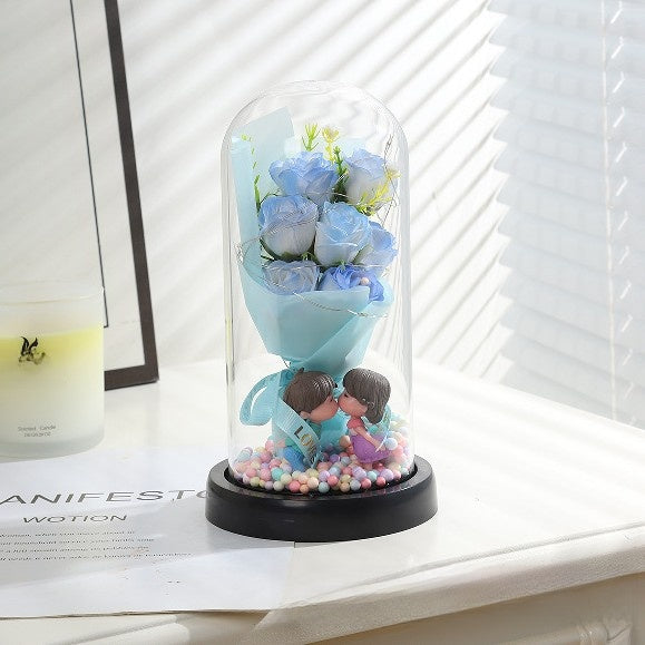 Bouquet soap flower night light - Decorative Bottles | Buy Online in UK