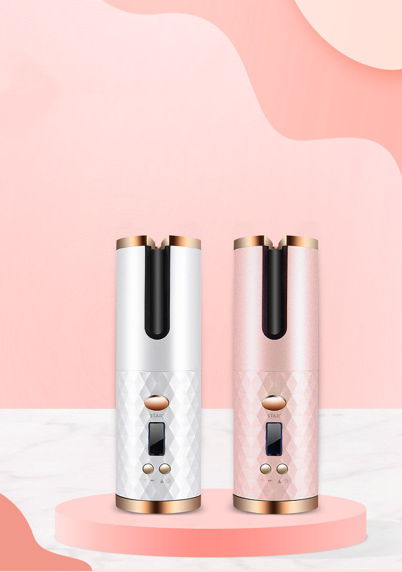 Rechargeable Automatic Hair Curler for Women – Portable Ceramic Hair Curler - Curling Irons | Buy Online in UK