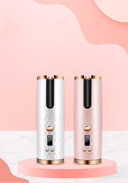 Rechargeable Automatic Hair Curler for Women – Portable Ceramic Hair Curler - Curling Irons | Buy Online in UK