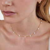 Titanium Steel Pearl Necklace For Women