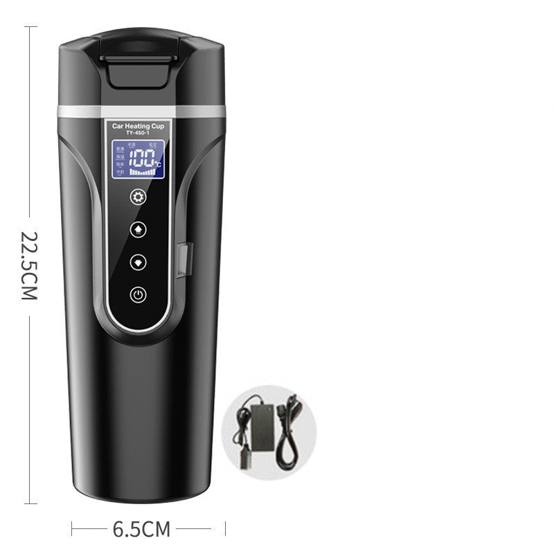 Smart Touch Heating Travel Bottle – Portable Digital Display Insulated Car Cup for Hot Water & Drinks - Beverage Warmers | Buy Online in UK