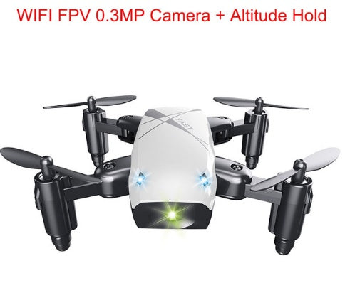 Micro Foldable RC Drone with Camera – WiFi App Control Quadcopter Helicopter for Kids - Drones | Buy Online in UK