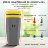 Portable Twist Tumbler – Double‑Insulated No‑Cover Cup with Straw for Children & Adults - Tumblers | Buy Online in UK