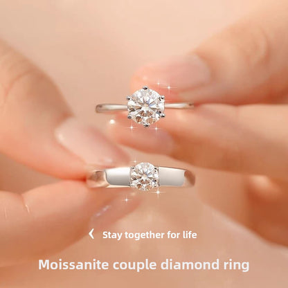 Buy Six-Prong Imitation Diamond Ring for Women | Classic Engagement Style UK in UK - High Quality Rings