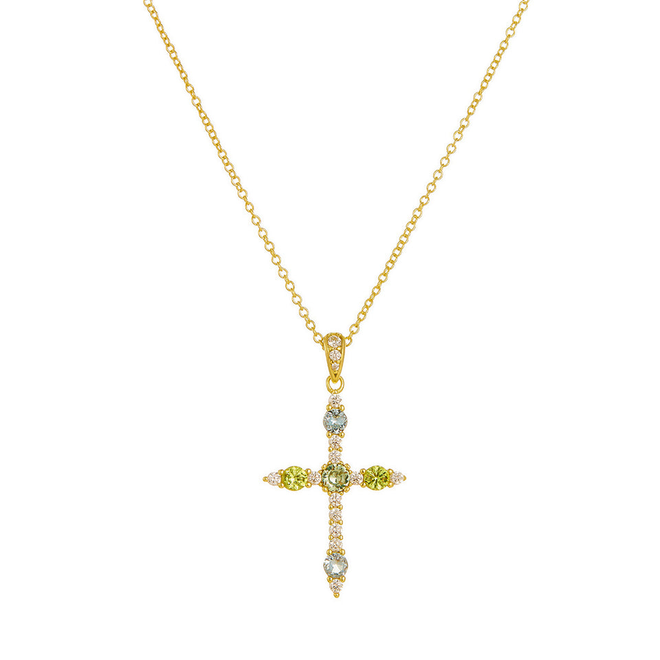 Buy Cross Pendant Necklace with Zircon for Women | Sparkling Faith Jewelry UK in UK - High Quality Necklaces