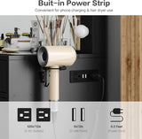 Makeup Vanity Desk With Adjustable Hollywood Illumination Mirror-3