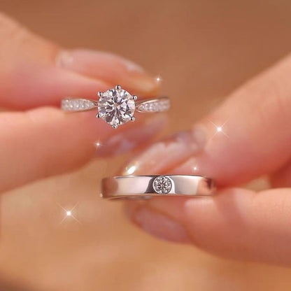 Buy Six-Prong Imitation Diamond Ring for Women | Classic Engagement Style UK in UK - High Quality Rings