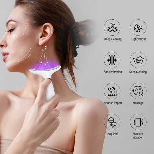 Neck beauty device
