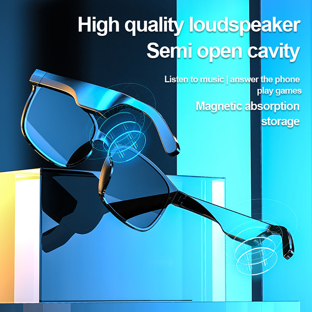 Compatible with Apple, Sports Waterproof Running Smart Bluetooth  Sunglasses