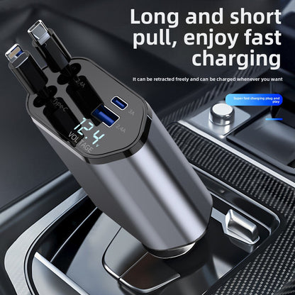 C6 one-to-four mobile phone car charger 120W super fast charging product image