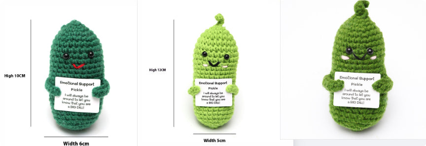 Wool Crocheted Positive Energy Potato Facial Expression Package – Wool Fruit - Stuffed Animals | Buy Online in UK