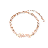 Personalised Letter Bracelet Anklet for Women Gift