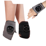 An ankle heat therapy and massage device