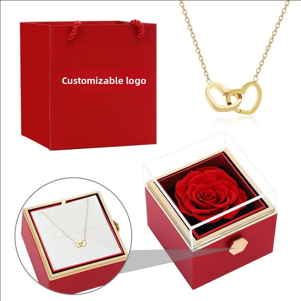 Buy Rotating Jewelry Box Organizer with Mirror & LED | 360° Storage Case in UK - High Quality Jewelry Boxes