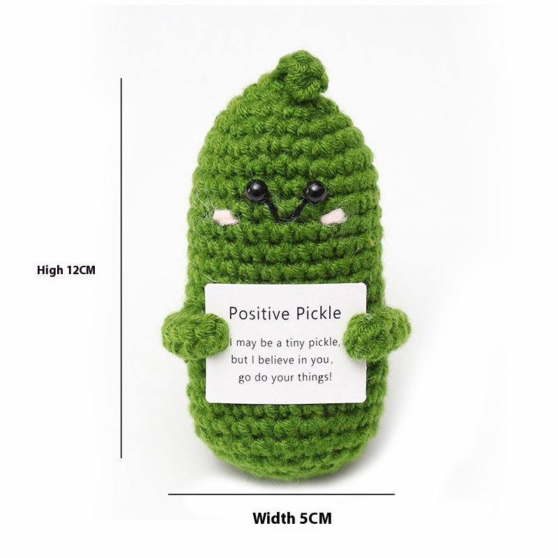 Wool Crocheted Positive Energy Potato Facial Expression Package – Wool Fruit - Stuffed Animals | Buy Online in UK