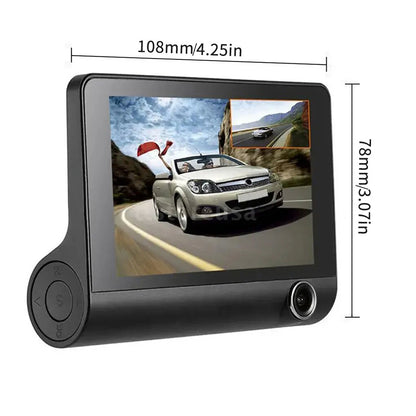 HD 1080P Three-Record Driving Recorder – Front, Rear & Inside Car Camera - Dash Video Cameras | Buy Online in UK