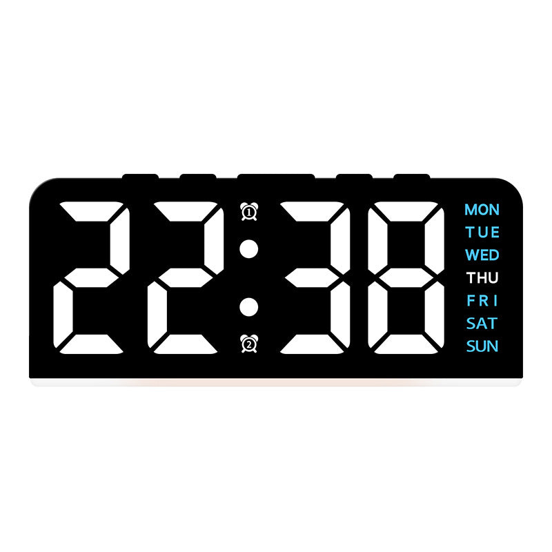 LED Digital Alarm Clock with Date Display