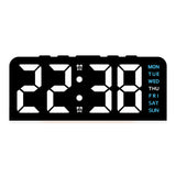 LED Digital Alarm Clock with Date Display