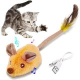 Interactive Cat Toys Mouse With LED Lights ForIndoor - Uncategorized | Buy Online in UK
