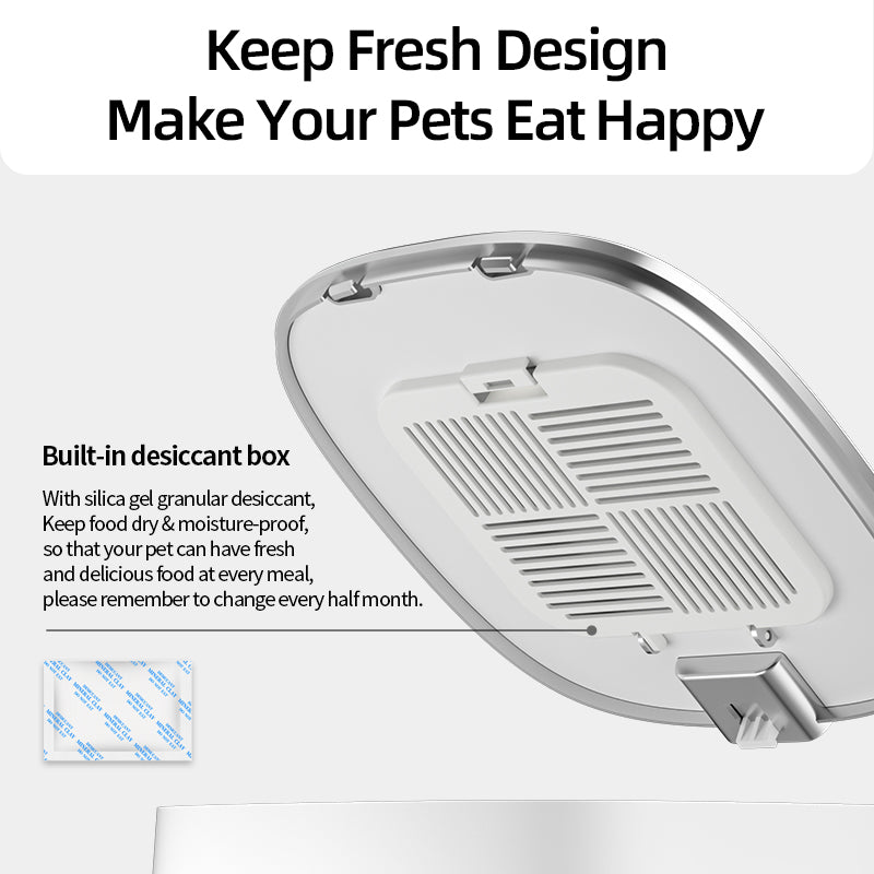 4L Automatic Pet Feeder Cat Food Dispenser Accessorie - Automatic Feeders | Buy Online in UK