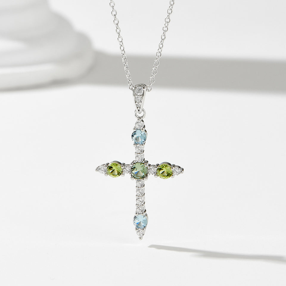 Buy Cross Pendant Necklace with Zircon for Women | Sparkling Faith Jewelry UK in UK - High Quality Necklaces