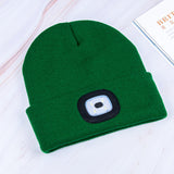 LED luminous knitted hat