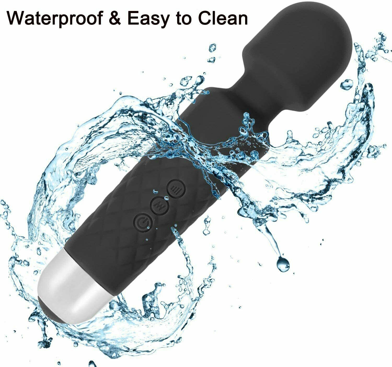 Magic Massage Wand Muscle Relaxation Massager 20 Speed Vibrating Full Body Therapy Motor Vibration - Electric Massagers | Buy Online in UK