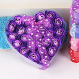 Rose-scented soap heart-shaped gift box - Artificial Flowering Plants | Buy Online in UK