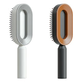 Self-Cleaning Hair Brush for Women – One-Key Cleaning, Anti-Static Hair Loss Comb - Hair Combs | Buy Online in UK