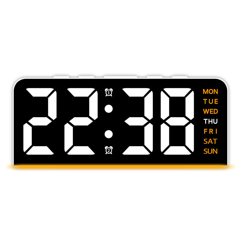 LED Digital Alarm Clock with Date Display