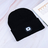 LED luminous knitted hat