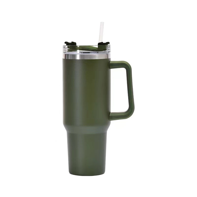 40oz Stainless Steel Insulated Tumbler with Straw – Bingba Leak‑Proof Travel Cup - Tumblers | Buy Online in UK
