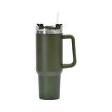 40oz Stainless Steel Insulated Tumbler with Straw – Bingba Leak‑Proof Travel Cup - Tumblers | Buy Online in UK