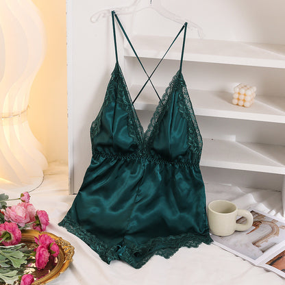 Lightweight Ice Silk Pajamas | Breathable Summer Sleepwear UK - Nightgowns | Buy Online in UK