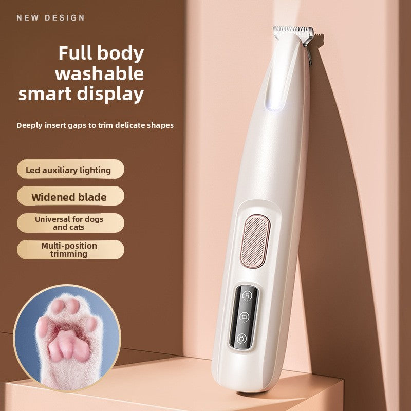 Pet Hair Trimmer with LED Light ? Quiet Waterproof Groomer for Dogs & Cats - Trimmers | Buy Online in UK