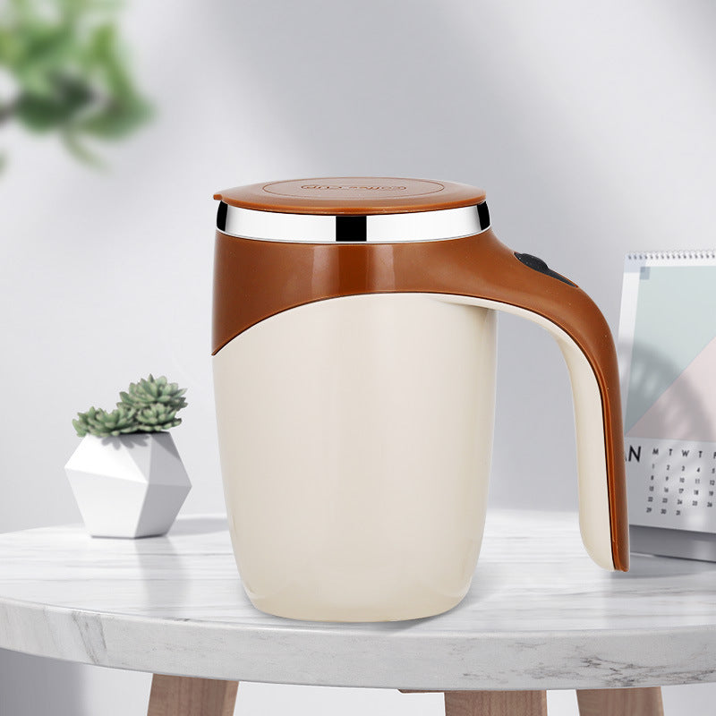 Rechargeable Automatic Stirring Cup – Electric Magnetic Self‑Stirring Coffee & Milkshake Mixer - Milk Frothers & Steamers | Buy Online in UK